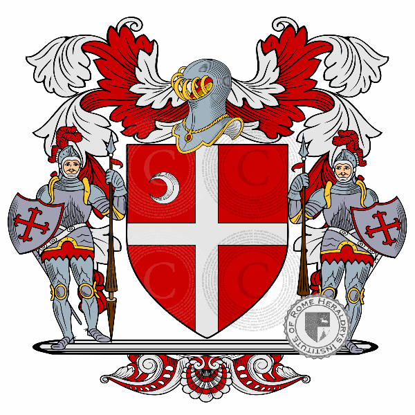 Coat of arms of family Montemagno