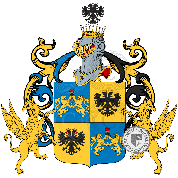 Escudo de la familia Mosconi De Fugaroli
