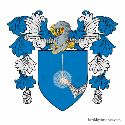 Coat of arms of family Del Moro   ref: 46539