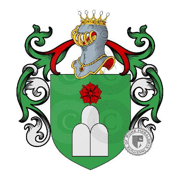 Coat of arms of family Fracassini