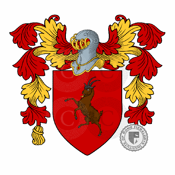 Coat of arms of family Obinu