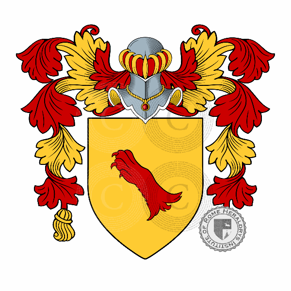 Coat of arms of family Del Sera