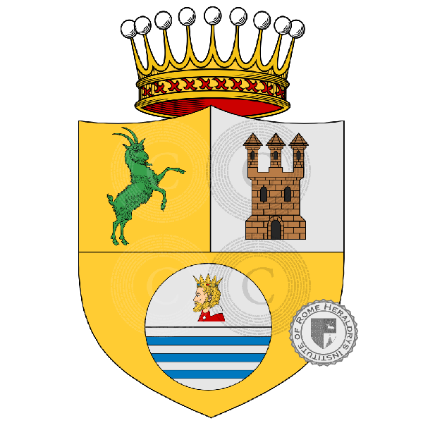 Coat of arms of family Tarabini Castellani