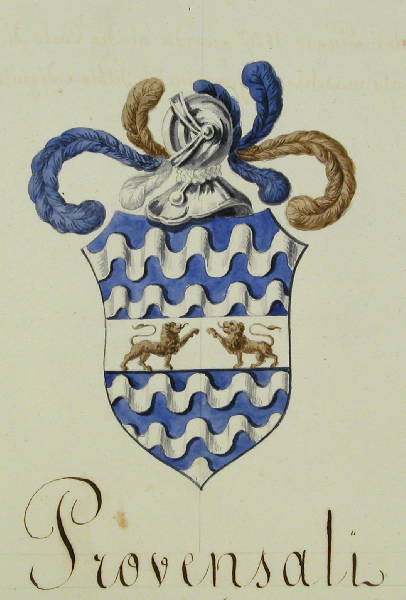 Coat of arms of family Provenzali