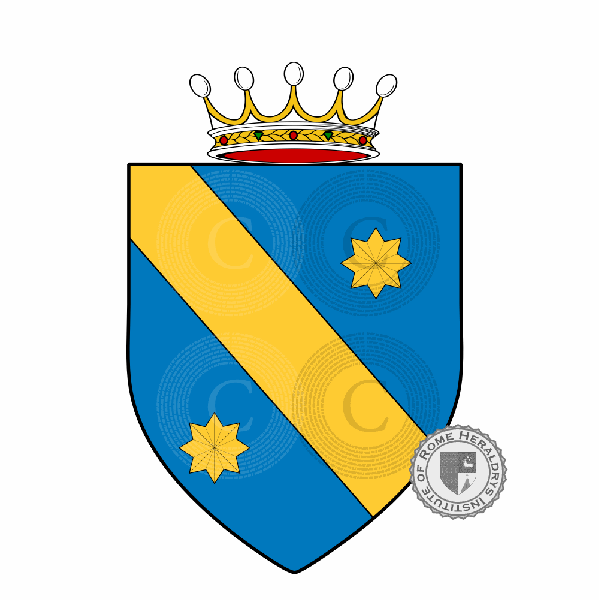 Coat of arms of family Poverino