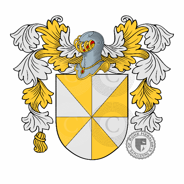 Coat of arms of family Tixe