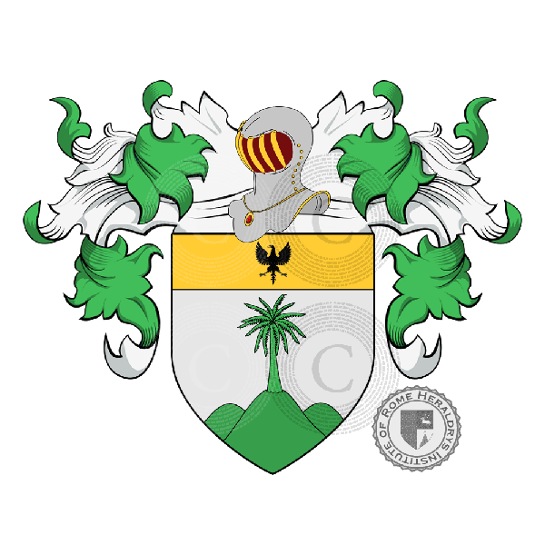 Coat of arms of family Monticelli