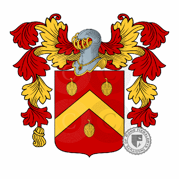 Coat of arms of family Da Piombino
