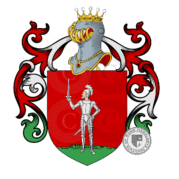 Coat of arms of family Sangiorgio