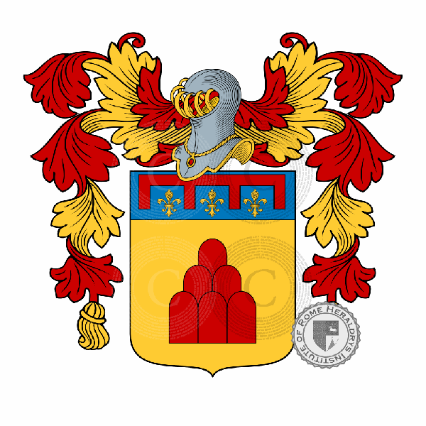 Coat of arms of family Grassi