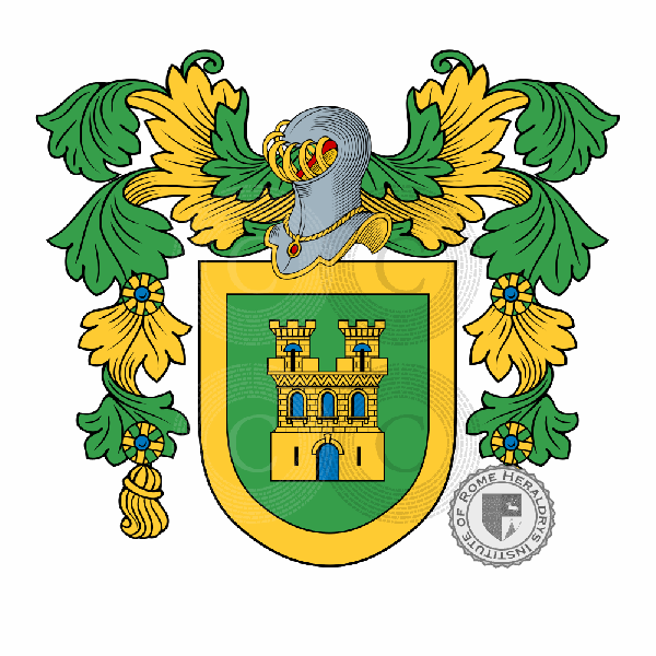 Coat of arms of family Castellano