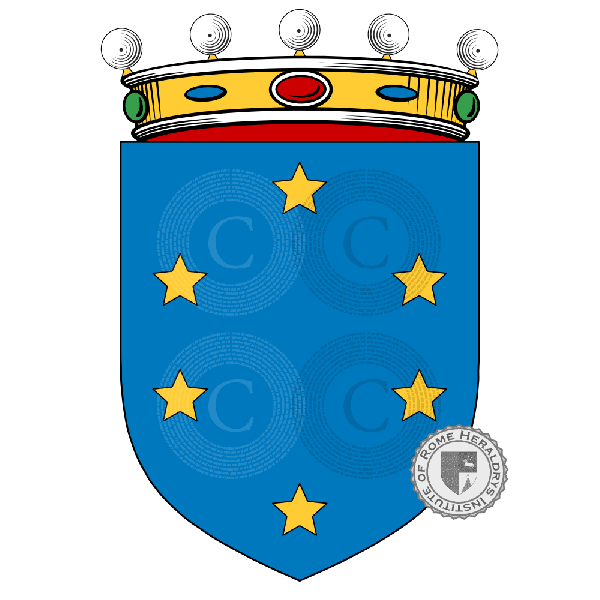 Escudo de la familia Bavosi, Bavoso, Bavosa