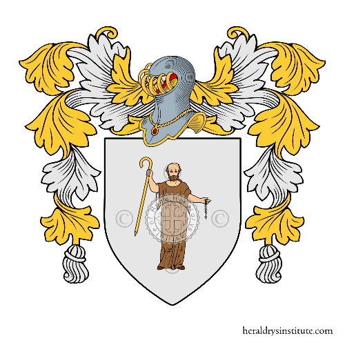 Coat of arms of family De Pellegrini