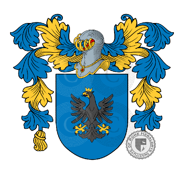 Coat of arms of family Ellero