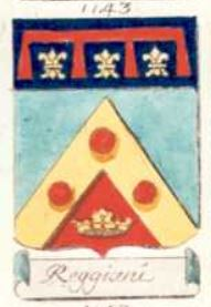 Coat of arms of family Reggiani