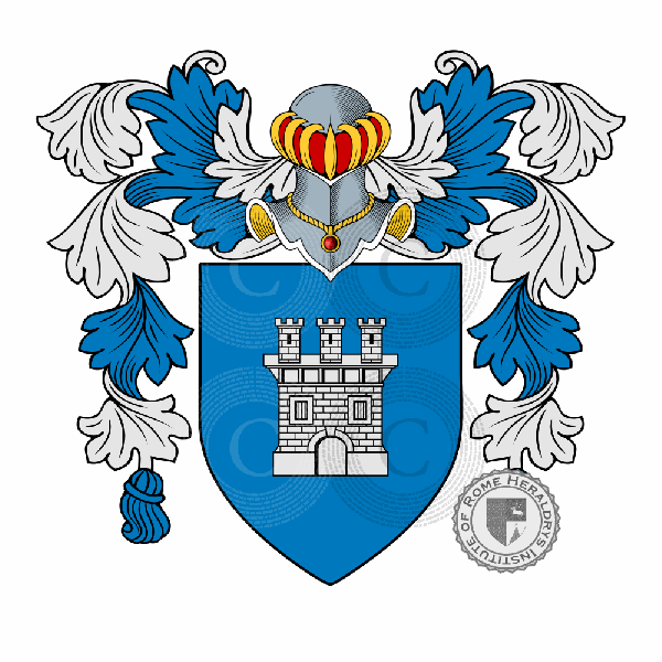 Coat of arms of family Bisballo