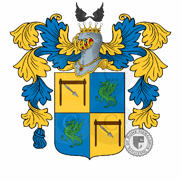 Coat of arms of family Martinello