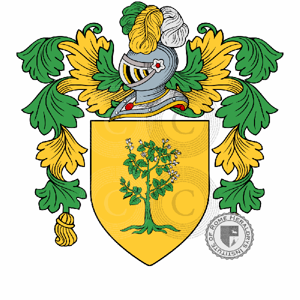Coat of arms of family Cottonero