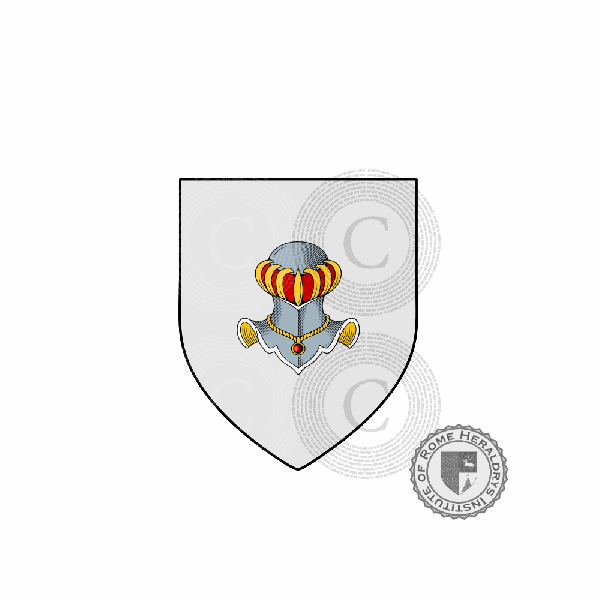 Coat of arms of family Taccone   ref: 47807