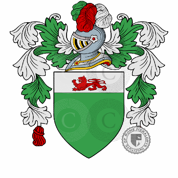 Coat of arms of family Taccone   ref: 47808