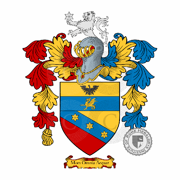 Coat of arms of family Ginanni Corradini