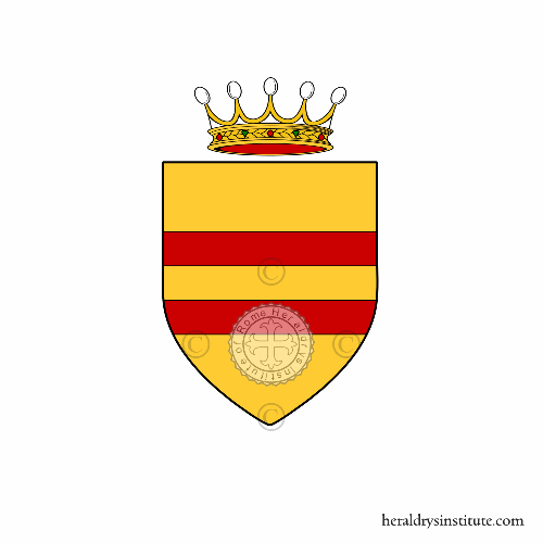 Coat of arms of family Tergola