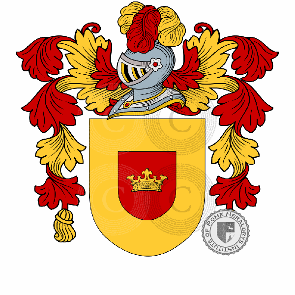 Coat of arms of family Rivadeneira