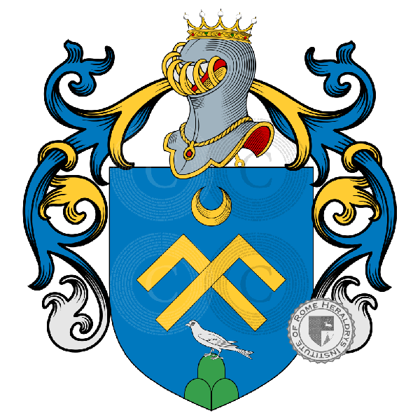 Coat of arms of family Folly   ref: 48061