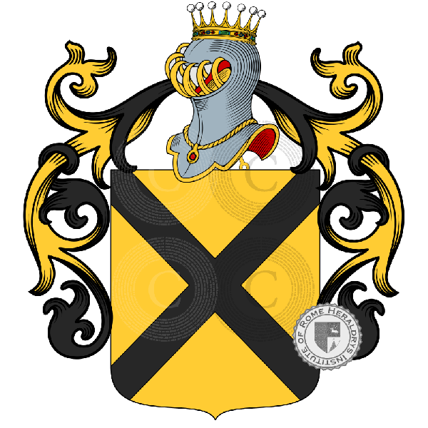 Escudo de la familia Di Girolamo, De Girolamo, Di Geronimo, Geronimo