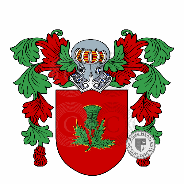 Coat of arms of family Chacón