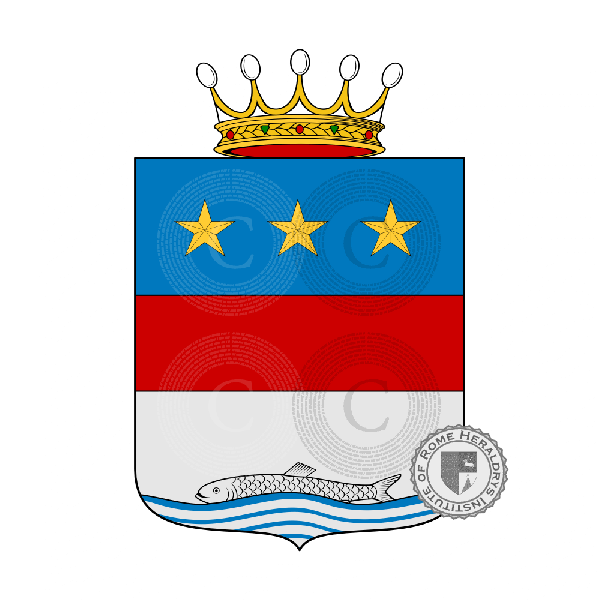 Coat of arms of family Del Rio   ref: 48267