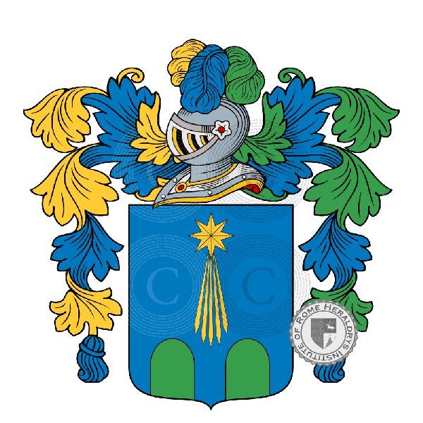 Escudo de la familia Colamussi