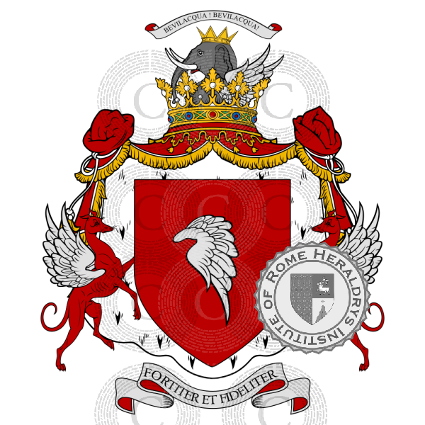 Wappen der Familie Bevilacqua, Bevilaqua, Bevilaqua   ref: 48312