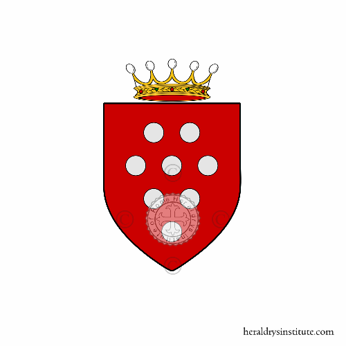 Coat of arms of family Borgognoni