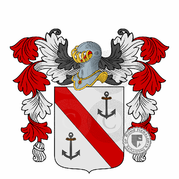 Coat of arms of family Ancora