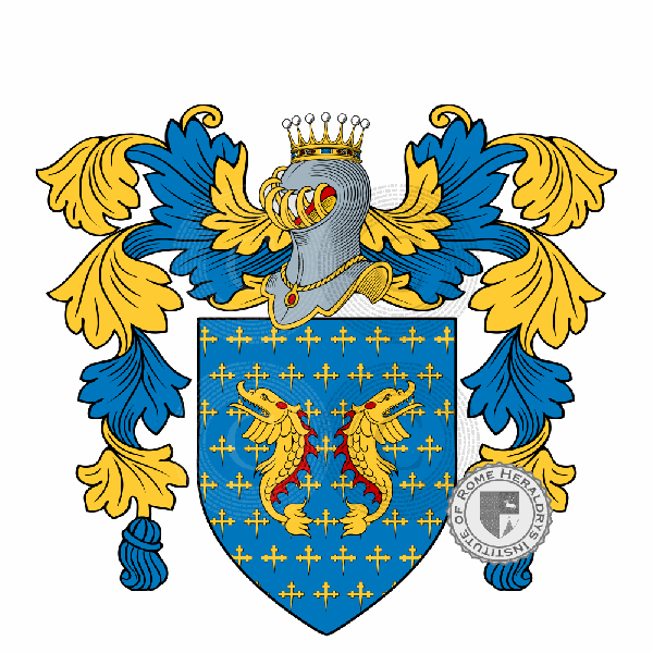 Coat of arms of family Fiorenza