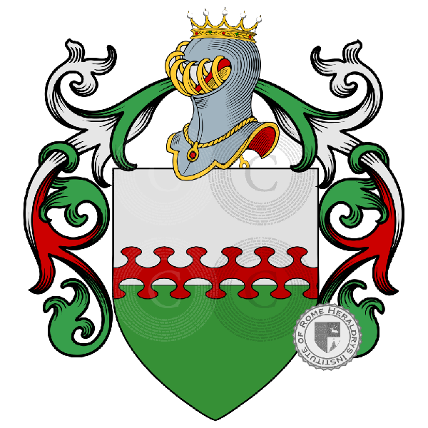 Coat of arms of family De Carlo, Di Carlo