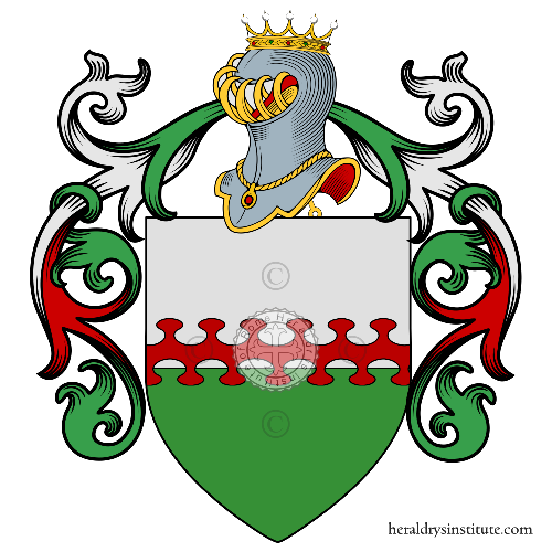 Coat of arms of family Carlo (di o de)