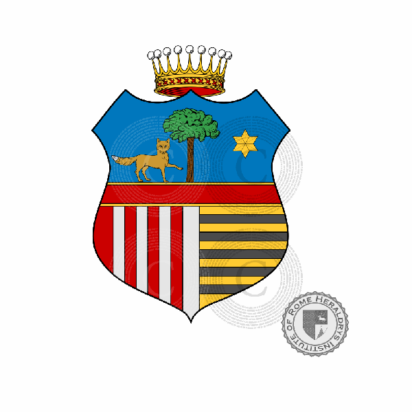 Coat of arms of family Volpe Di Prignano