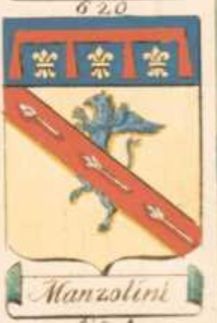 Escudo de la familia Manzolini