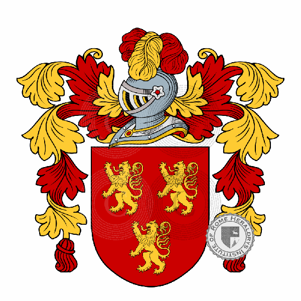 Coat of arms of family Antín