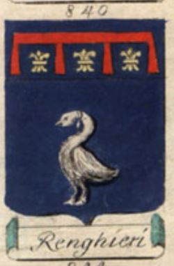 Coat of arms of family Renghieri