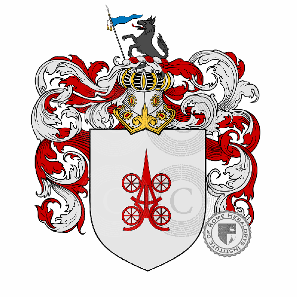 Coat of arms of family Carrara