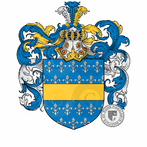 Coat of arms of family Arrighetti