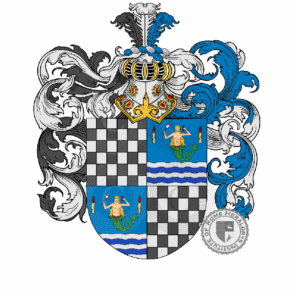 Coat of arms of family Castorena
