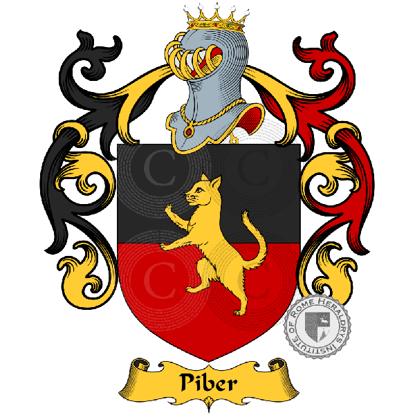 Brasão da família Piber