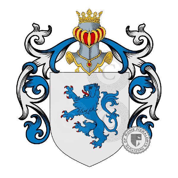 Coat of arms of family Acciaioli