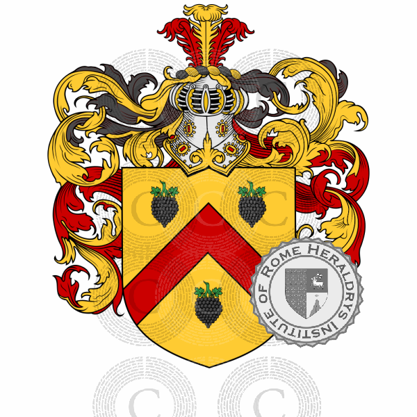 Coat of arms of family Fradin, Fradin de Bellabre, Fradin de Bellabre   ref: 49053