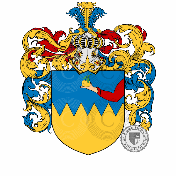 Coat of arms of family Pomella
