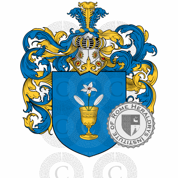 Coat of arms of family Mangione